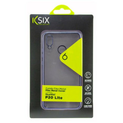 Protection pour téléphone portable Huawei P20 Lite KSIX Flex Metal TPU Flexible Smartphonehüllen