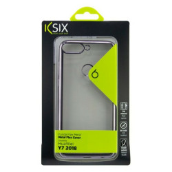 Protection pour téléphone portable Huawei Y7 2018 KSIX Flex Metal TPU Flexible KSIX