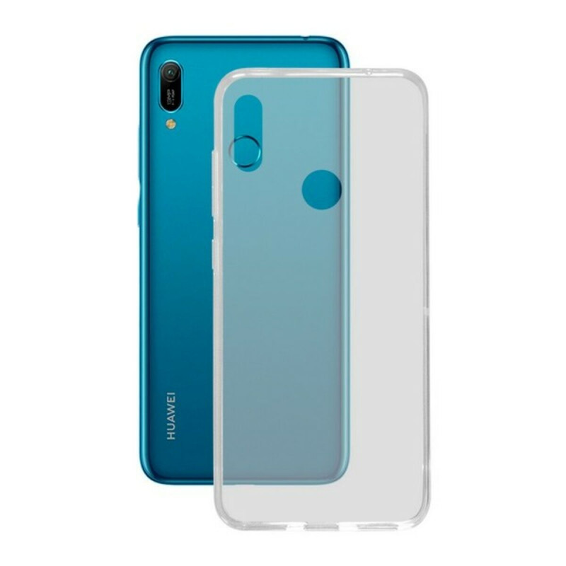 Protection pour téléphone portable Huawei Y6 2019 KSIX Flex TPU Transparent  Housse de portable