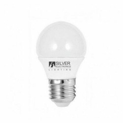 Ampoule LED Sphérique Silver Electronics ECO E27 5W Lumière blanche  Éclairage LED