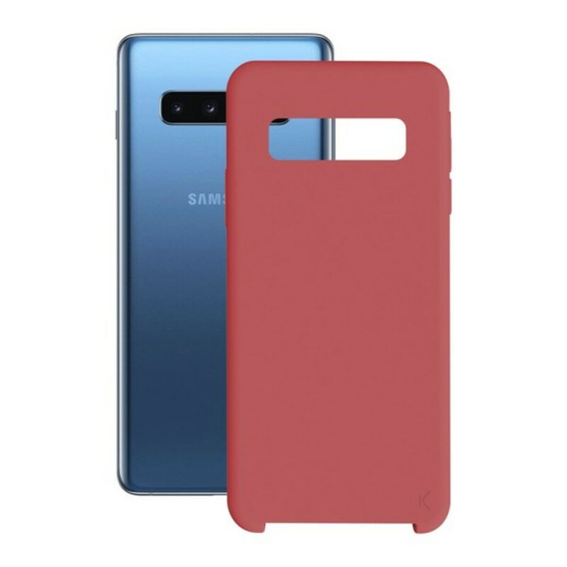 Protection pour téléphone portable Samsung Galaxy S10+ KSIX Soft Rouge Smartphonehüllen