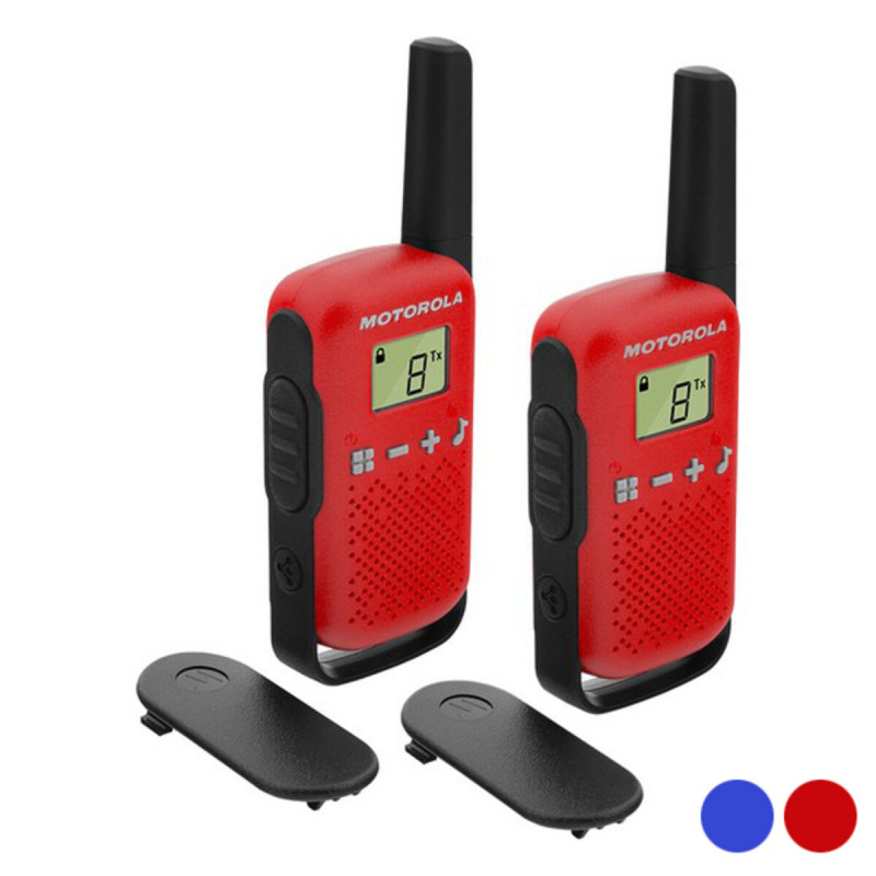 Talkie-walkie Motorola T42 Dual 1,3 LCD 4 km (2 pcs) Motorola