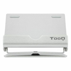 Support pour téléphone portable ou tablette TooQ PH0002-S 90º 360º Argenté  Accessoires pour mobiles et tablettes