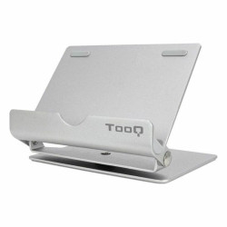 Support pour téléphone portable ou tablette TooQ PH0002-S 90º 360º Argenté  Accessoires pour mobiles et tablettes