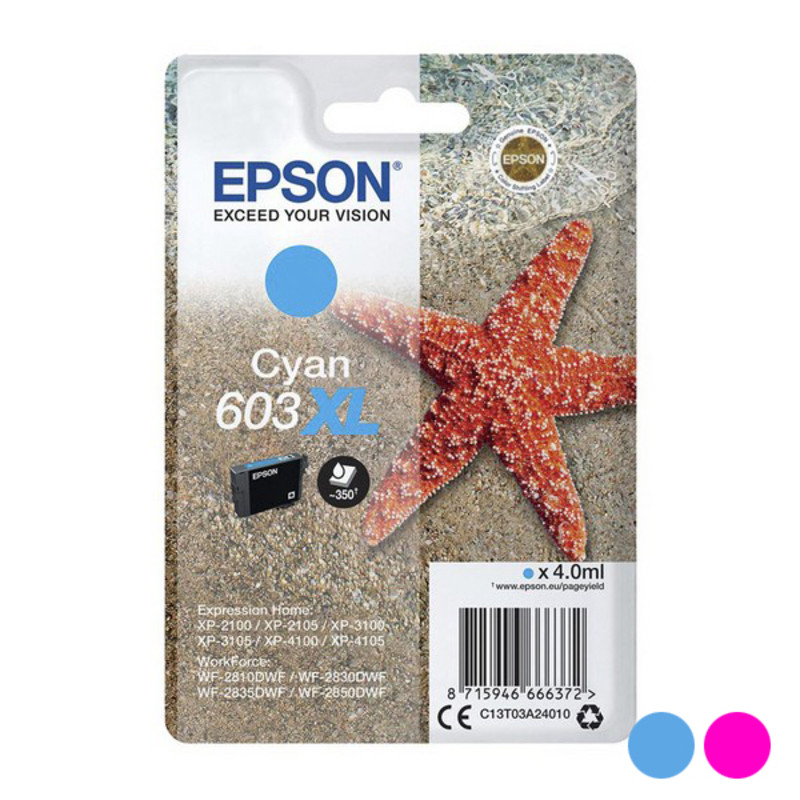Cartouche d'Encre Compatible Epson 603XL 4 ml  Cartouches d'encre originale