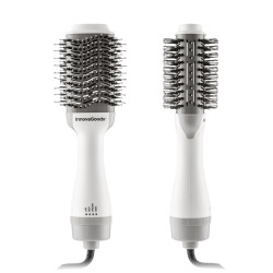Brosse Volume Sèche-Cheveux Ionique Volumio InnovaGoods 1000W Blanc/Gris Combs and brushes