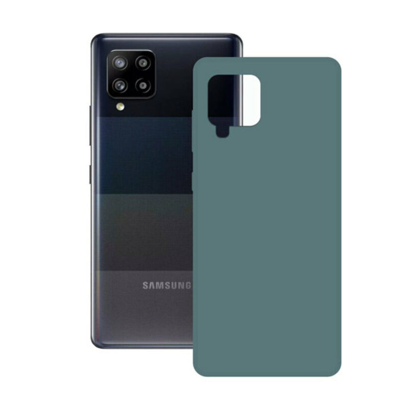 Protection pour téléphone portable Samsung Galaxy A42 KSIX Silk TPU Vert  Housse de portable