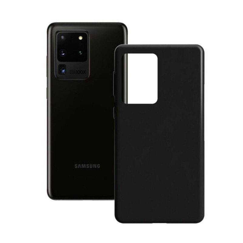 Handyhülle für Samsung Galaxy S20 Ultra in Schwarz aus Contact Silk TPU Contact