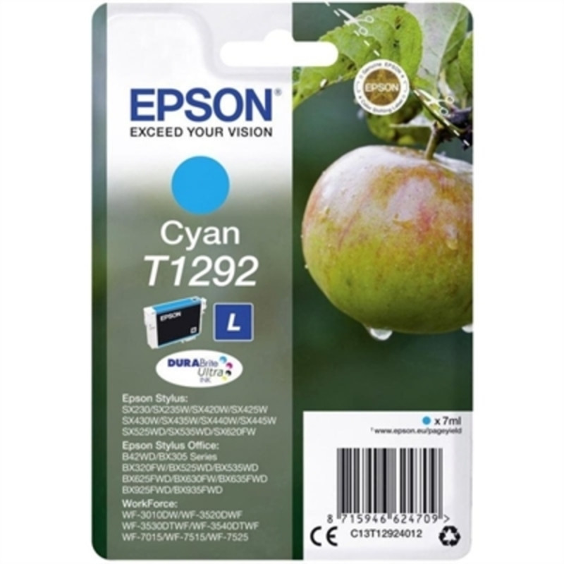 Cartouche d'Encre Compatible Epson T1292 Cyan Original-Tintenpatronen