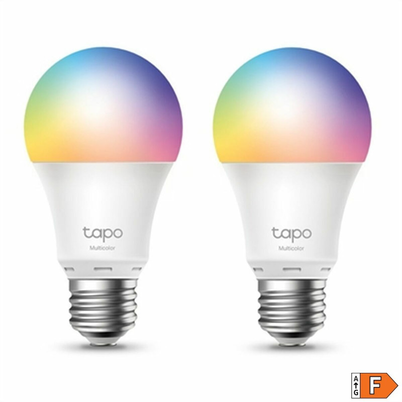 Ampoule à Puce LED TP-Link Tapo L530E Wifi 8,7 W E27 60 W 2500K - 6500K (2 uds)  Éclairage LED