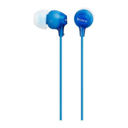 Casque bouton Sony MDR-EX15AP Bleu Microphones and headphones