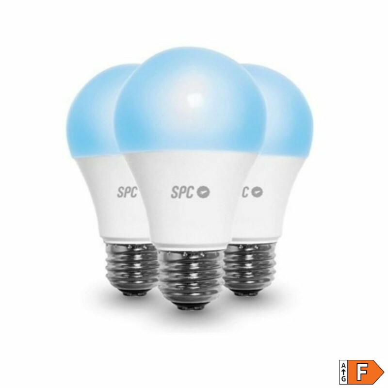 Ampoule à Puce SPC 6111B Aura 800 Wifi 10 W E27 75 W 2500K - 6500K (3 uds)  Éclairage LED