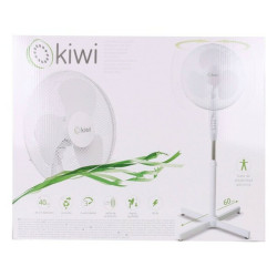 Ventilateur sur Pied Kiwi Blanc 45 W (Ø 40 cm)  Climatiseurs et ventilateurs