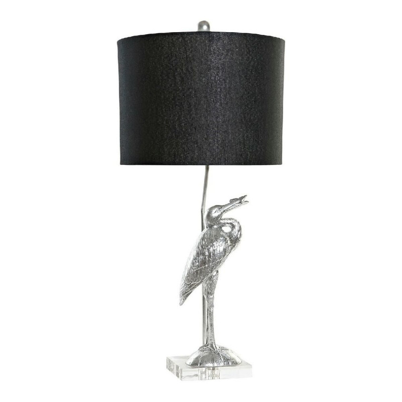 Schwarze Tischlampe von DKD Home Decor aus Polyester, Acryl-Harz (33 x 33 x 74 cm) Lampen