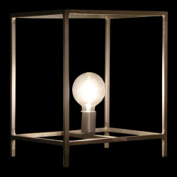 Lampe de bureau DKD Home Decor Métal Gris foncé (33 x 33 x 40 cm) DKD Home Decor