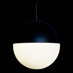 Suspension DKD Home Decor Blanc Noir Métal Verre 220 V 50 W (30 x 30 x 60 cm)  Lampes