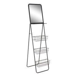 DKD Home Decor Spiegel-Regal aus Eisen (41 x 63 x 166 cm) Bücherregale