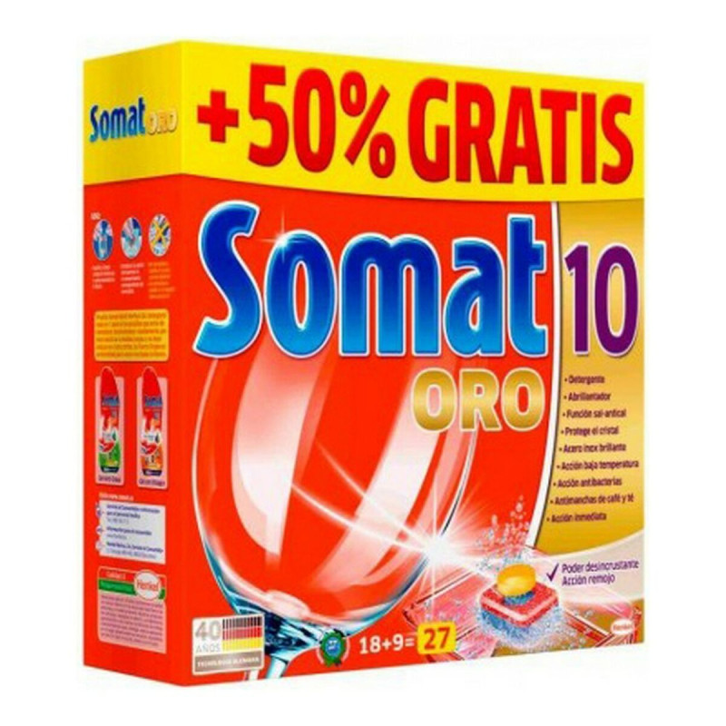 Tablettes pour Lave-vaisselle Somat (18 uds) Andere Haushaltsprodukte