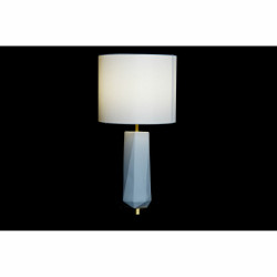 Lampe de bureau DKD Home Decor 8424001847242 33 x 33 x 67 cm Céramique Doré Métal Blanc 220 V 50 W  Lampes