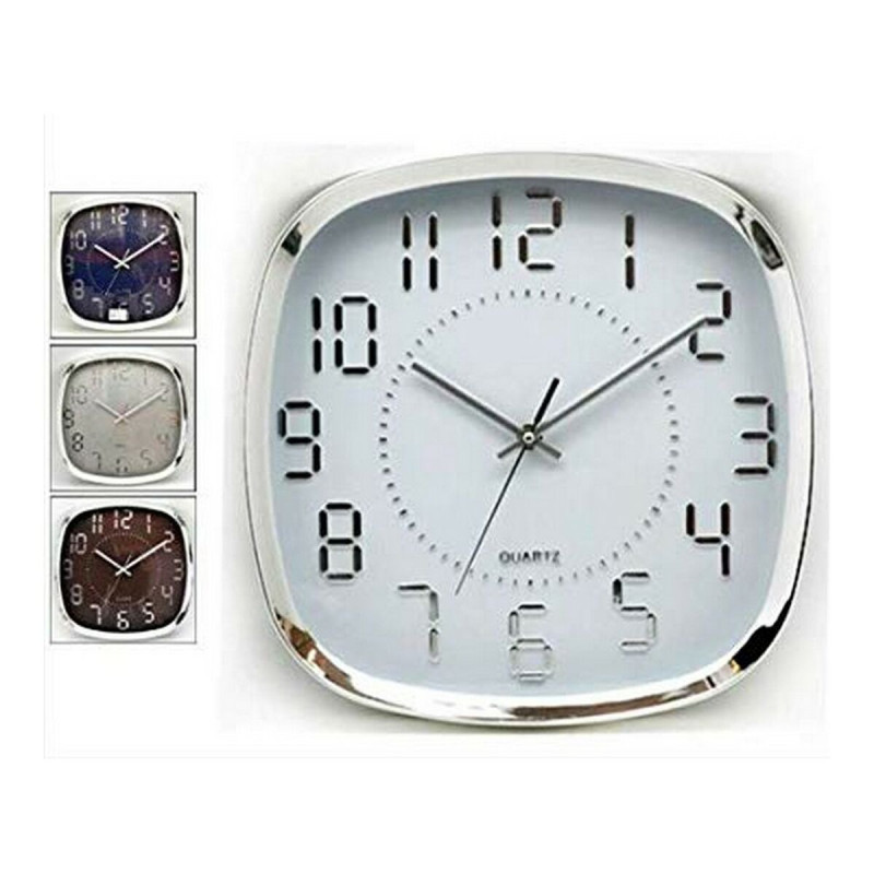 Horloge Murale Plastique (31 x 4,5 x 31 cm)  Horloges murales et de table