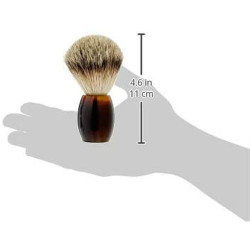 Rasierpinsel Walkiria Braun - Perfekte Rasur für Männer.  Épilation et rasage