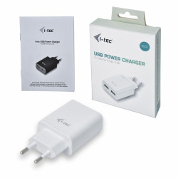 Chargeur Voiture Mur i-Tec CHARGER2A4W      i-Tec