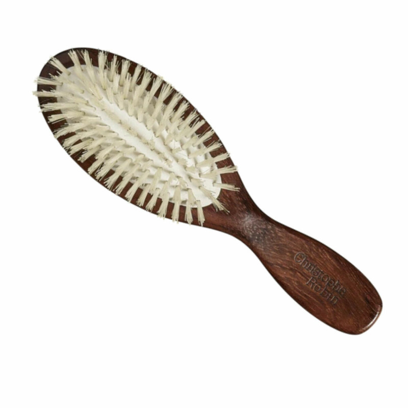 Christophe Robin Travel Hairbrush - 100% Natural Bristles for Healthy Hair Christophe Robin