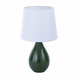 Lampe de bureau Versa Roxanne Vert Céramique (20 x 35 x 20 cm) Lampen
