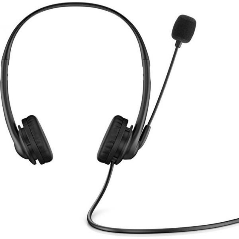 Casques avec Microphone HP Wired Noir HP