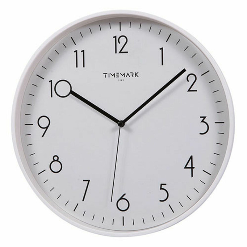 Horloge Murale Timemark Blanc (30 x 30 cm)  Horloges murales et de table