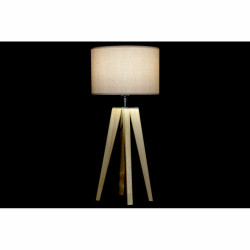 Lampe de bureau DKD Home Decor Beige Bois Marron 220 V 50 W 30 x 30 x 69 cm Lamps
