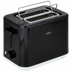 Grille-pain Braun HT 1010 BK 900 W Noir/Argenté Toasters