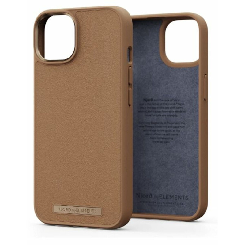 Njord Byelements Mobile Cover for IPHONE 14 - Brown IPhone 14 Hülle