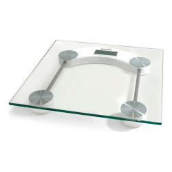 Balance Numérique de Salle de Bain Basic Home Transparent (30 x 30 x 3,5 cm) Bathroom scales