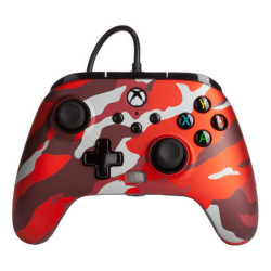 Contrôle des jeux XBOX ENHANCED WIRED METALL Rouge XBOX