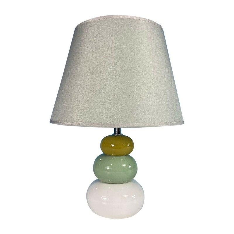 Lampe de bureau Versa Multicouleur Céramique Textile (22,5 x 32 x 8,5 cm)  Lampes