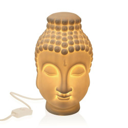 Lampe de bureau Versa Gautama Buda Porcelaine (15 x 25,5 x 15,5 cm) Versa
