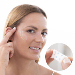 Patchs de Lifting Facial Adhésifs Invisibles Liftrik InnovaGoods 40 Unités  Soins anti-cellulite