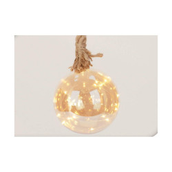 Lampe LED Ambre (Ø15 CM) BigBuy Christmas