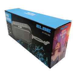 Schwarze ELBE ALTG15TWS Tragbare Lautsprecher mit 5W Leistung Bluetooth Lautsprecher