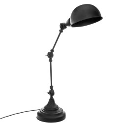Lampe de bureau Atmosphera Vintage Noir Métal 25 W (55 x 43,5 x 16,5 cm) Lampen