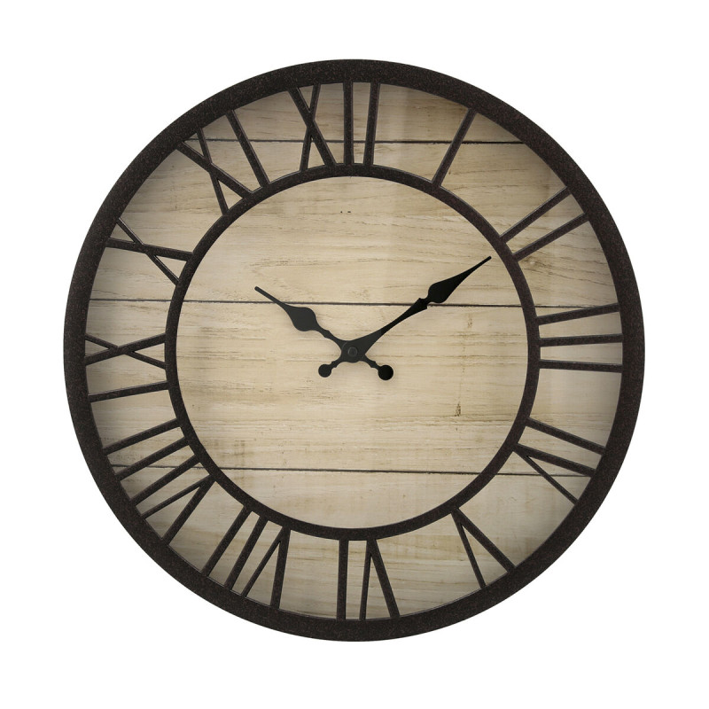 Horloge Murale Quid Noir Plastique (40 cm) Wall and table clocks