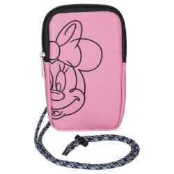 Protection pour téléphone portable Minnie Mouse Rose (10,5 x 18 x 1 cm) Smartphonehüllen