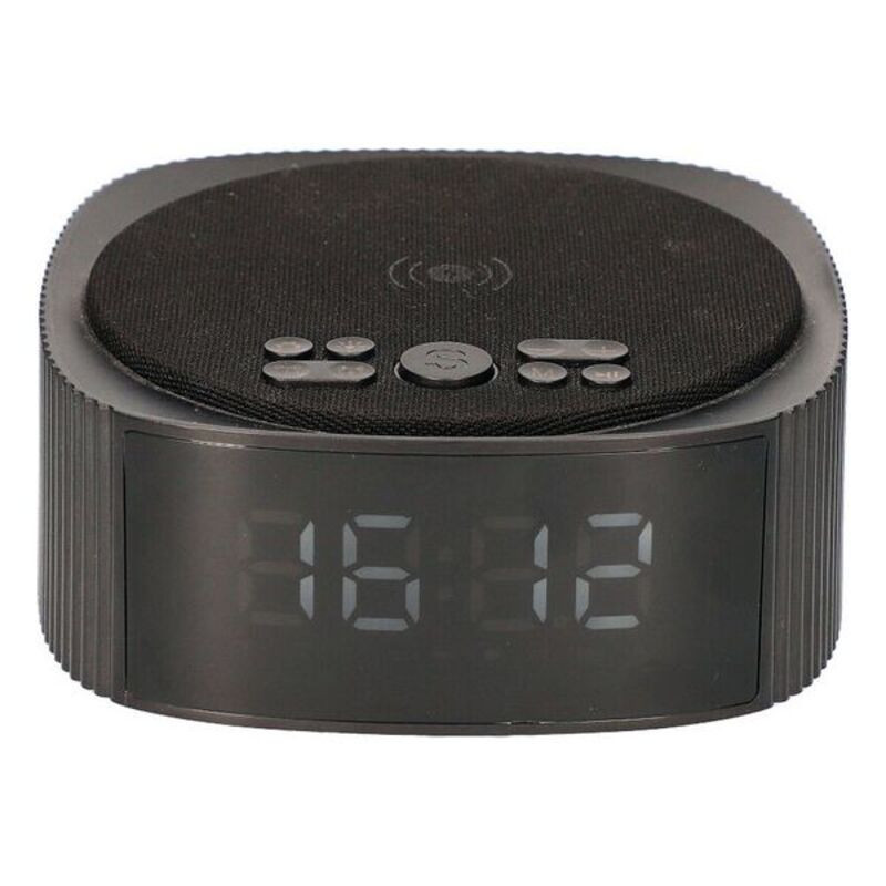 Radio-réveil avec Chargeur sans fil KSIX TP-8427542105581_BXCQI12N_Vendor Bluetooth 10W Noir  Radio-réveil