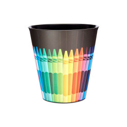Corbeille à papier Multicouleur Crayons Plastique (10 L) (24 Unités) Pincello