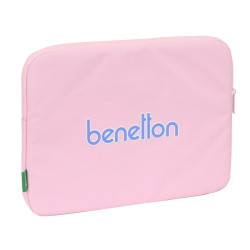 Housse d'ordinateur portable Benetton Pink Rose (34 x 25 x 2 cm)  Housse de tablette