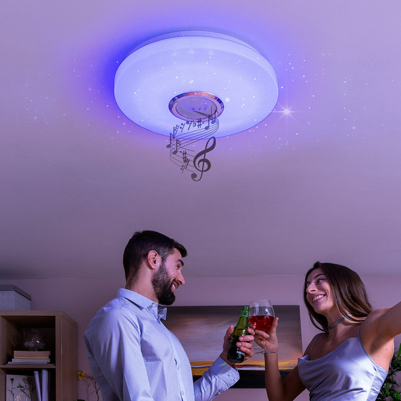 Plafonnier à LED avec Haut-parleur Lumavox InnovaGoods  Lampes