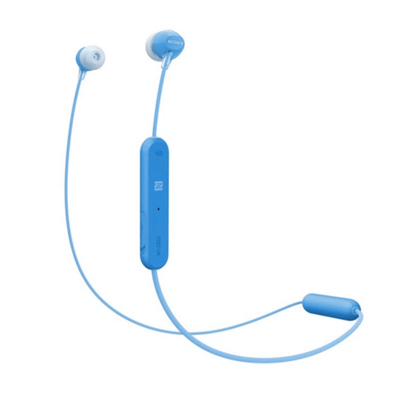 Oreillette Bluetooth Sony WI-C300 USB Bleu Bluetooth-Kopfhörer