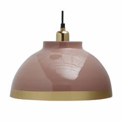 Suspension DKD Home Decor Métal (33 x 33 x 24 cm) (2 Unités)  Lampes