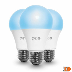 Ampoule à Puce SPC 6113B Aura 1050 Wifi 10 W E27 75 W 2700K - 6500K (3 uds)  Éclairage LED